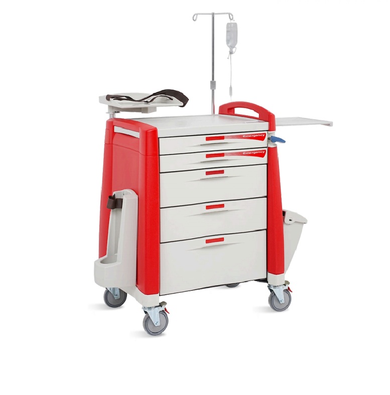 Xe đẩy thuốc và vật dụng y tế