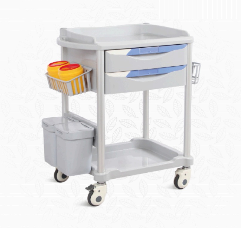 Xe đẩy thuốc và vật dụng y tế